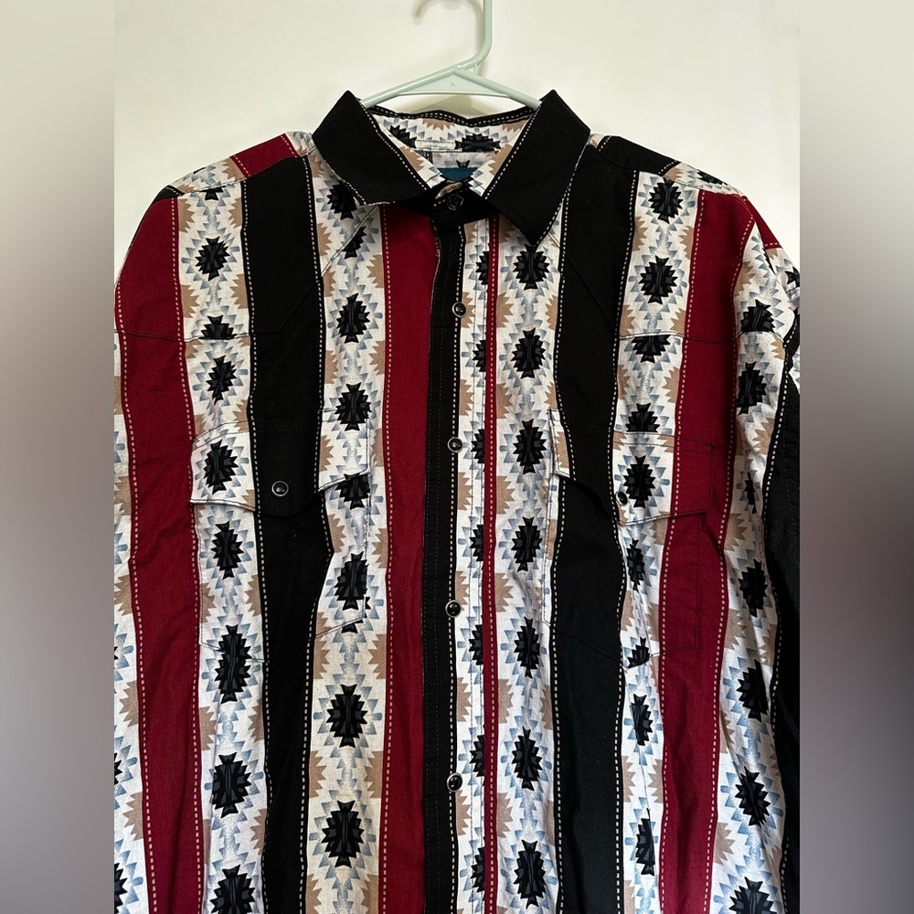 Wrangler Button Down Western Shirt - Size XL
